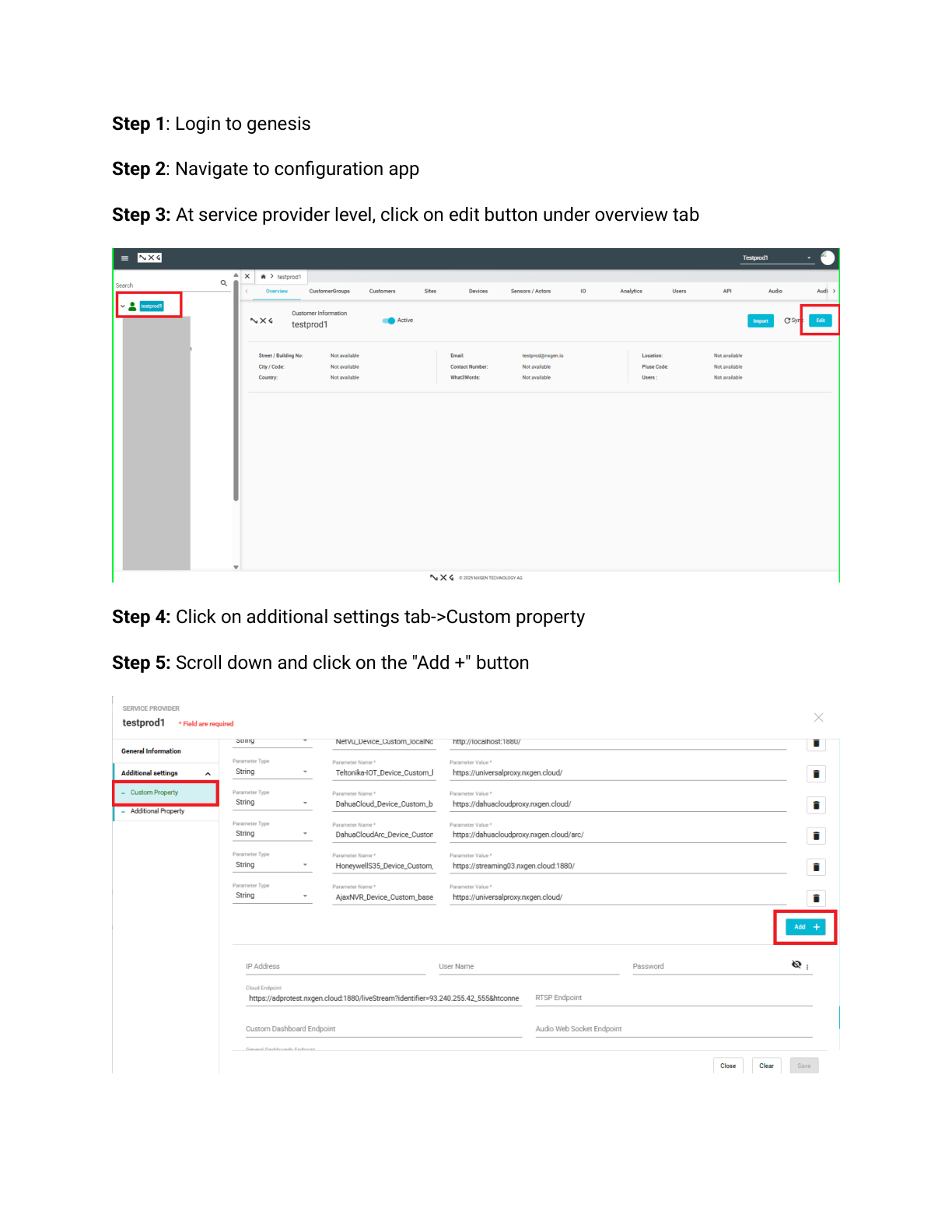 PTZ Preset Configuration