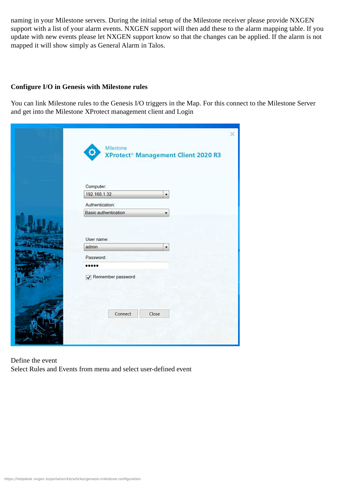 User Configuration